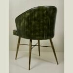 Stylish Comfortable Iron and Leather Chair - Image 3