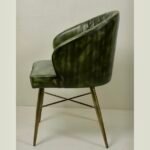 Stylish Comfortable Iron and Leather Chair - Image 4
