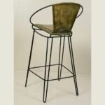 Iron Leather With Canning Bar Chair - Image 2