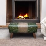 Chic Fusion: Leather and Cane Bench - Image 3