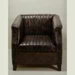 Premium style Cane Leather Sofa - Image 2