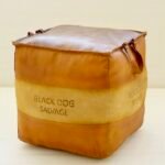 Designer Premium Leather Ottoman Pouf