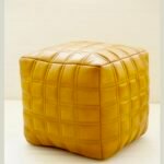 Modern Premium Leather Ottoman Pouf