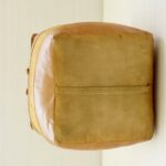 Designer Premium Leather Ottoman Pouf - Image 4