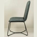 Luxury Modern Leather Accent Chair - Image 2